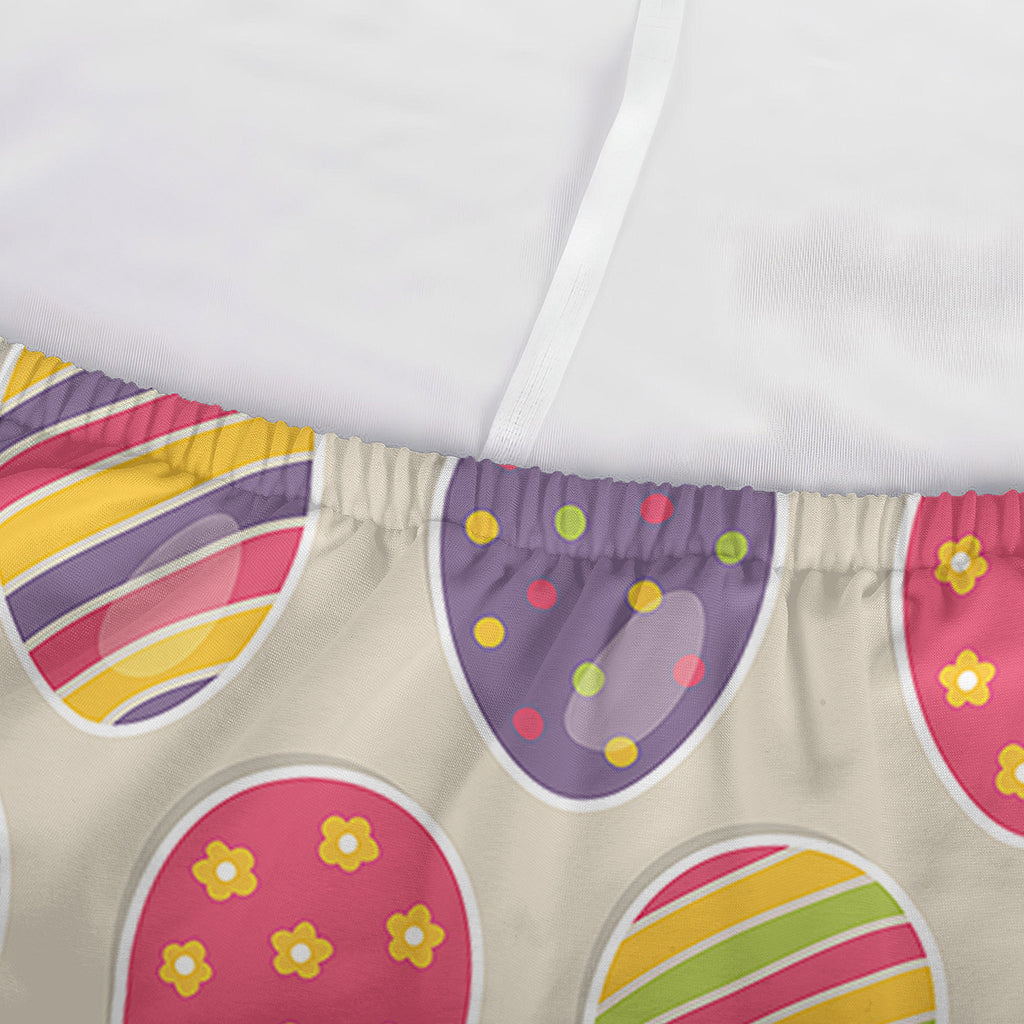 Colorful Cute Easter Eggs Pattern Print Sofa Cover