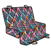 Colorful Damask Pattern Print Pet Car Back Seat Cover