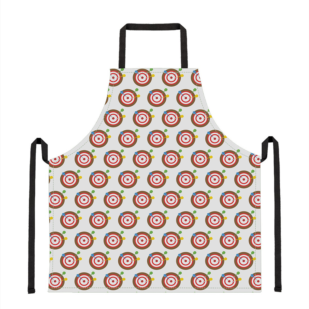 Colorful Darts And Dartboard Print Apron