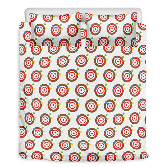 Colorful Darts And Dartboard Print Duvet Cover Bedding Set