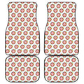 Colorful Darts And Dartboard Print Front and Back Car Floor Mats