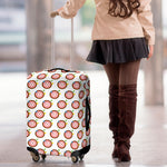 Colorful Darts And Dartboard Print Luggage Cover