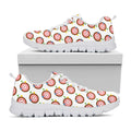 Colorful Darts And Dartboard Print White Running Shoes