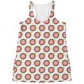 Colorful Darts And Dartboard Print Women's Racerback Tank Top