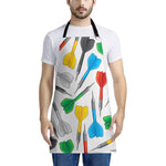 Colorful Darts Pattern Print Apron