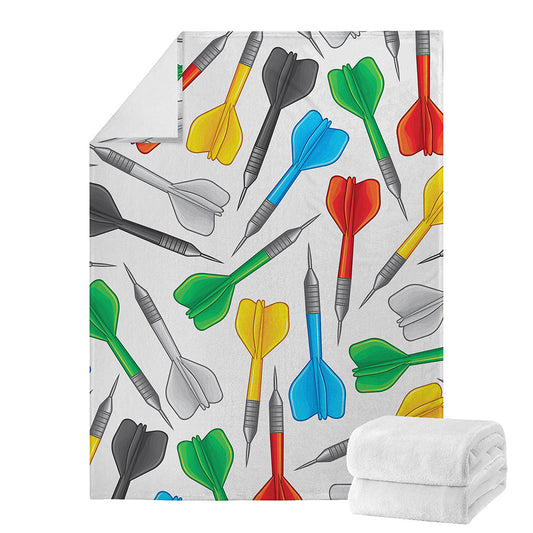 Colorful Darts Pattern Print Blanket