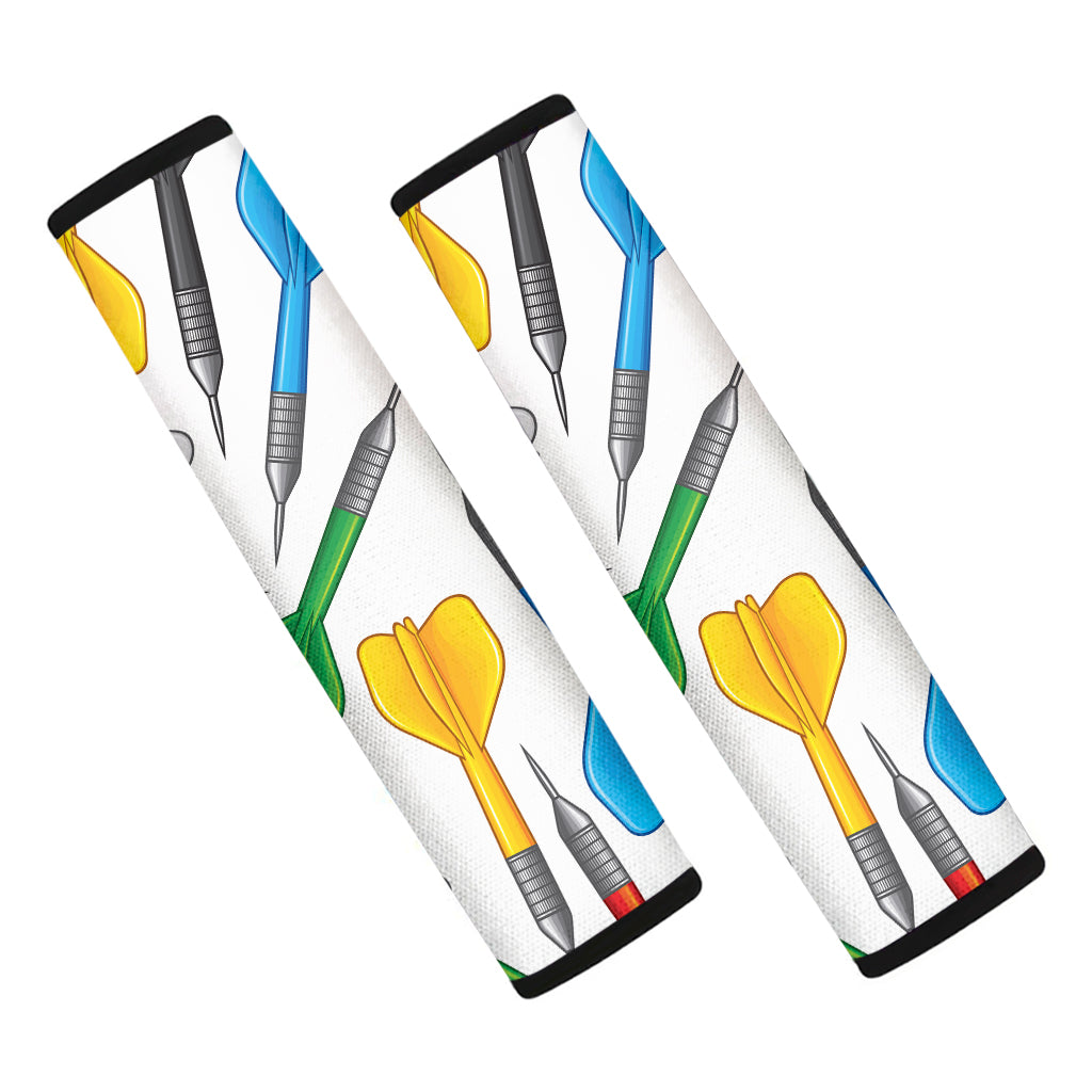 Colorful Darts Pattern Print Car Seat Belt Covers