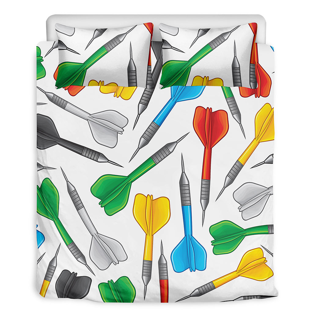 Colorful Darts Pattern Print Duvet Cover Bedding Set