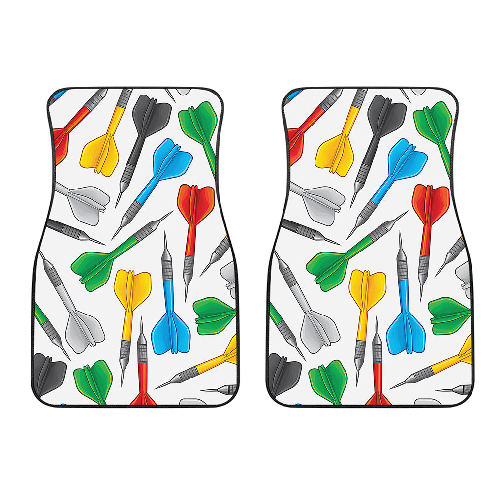 Colorful Darts Pattern Print Front Car Floor Mats