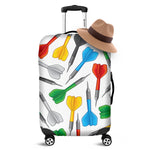 Colorful Darts Pattern Print Luggage Cover