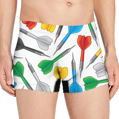 Colorful Darts Pattern Print Men's Boxer Briefs