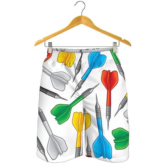 Colorful Darts Pattern Print Men's Shorts