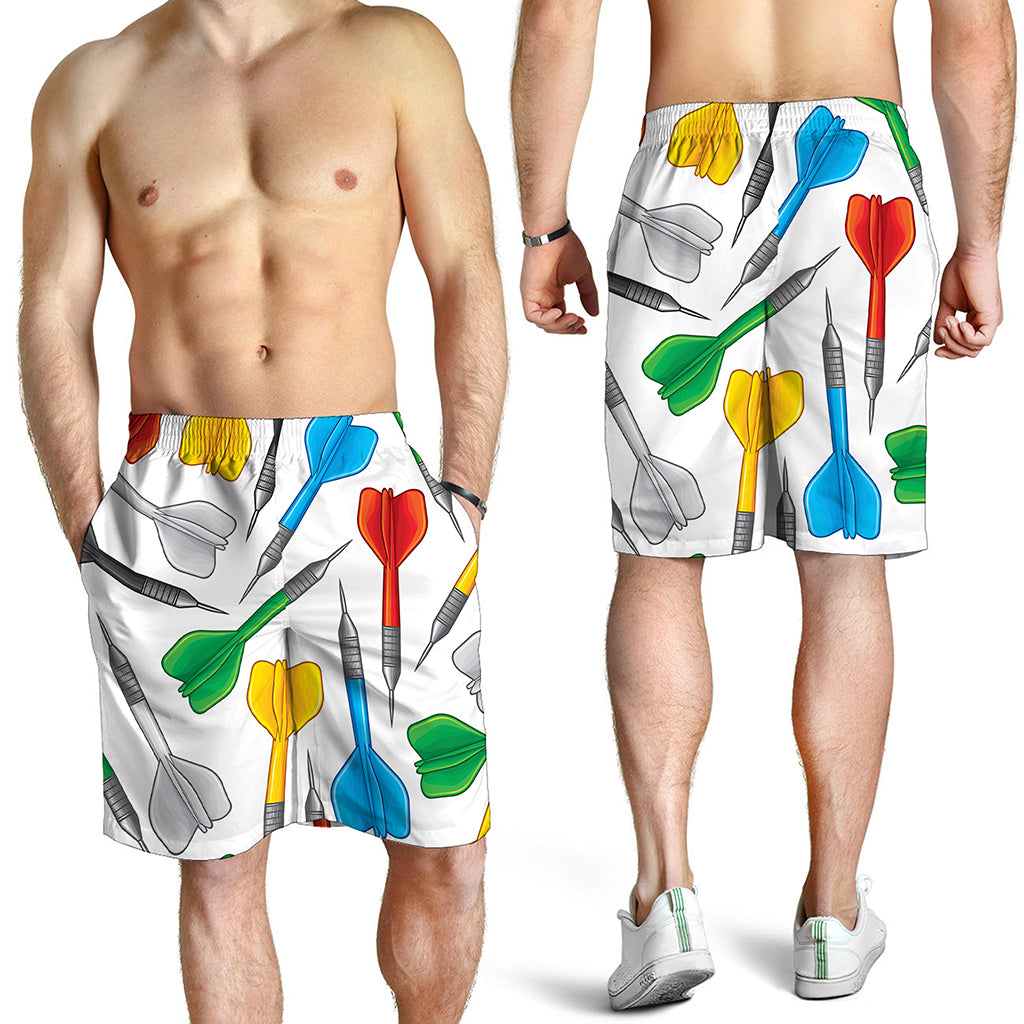 Colorful Darts Pattern Print Men's Shorts