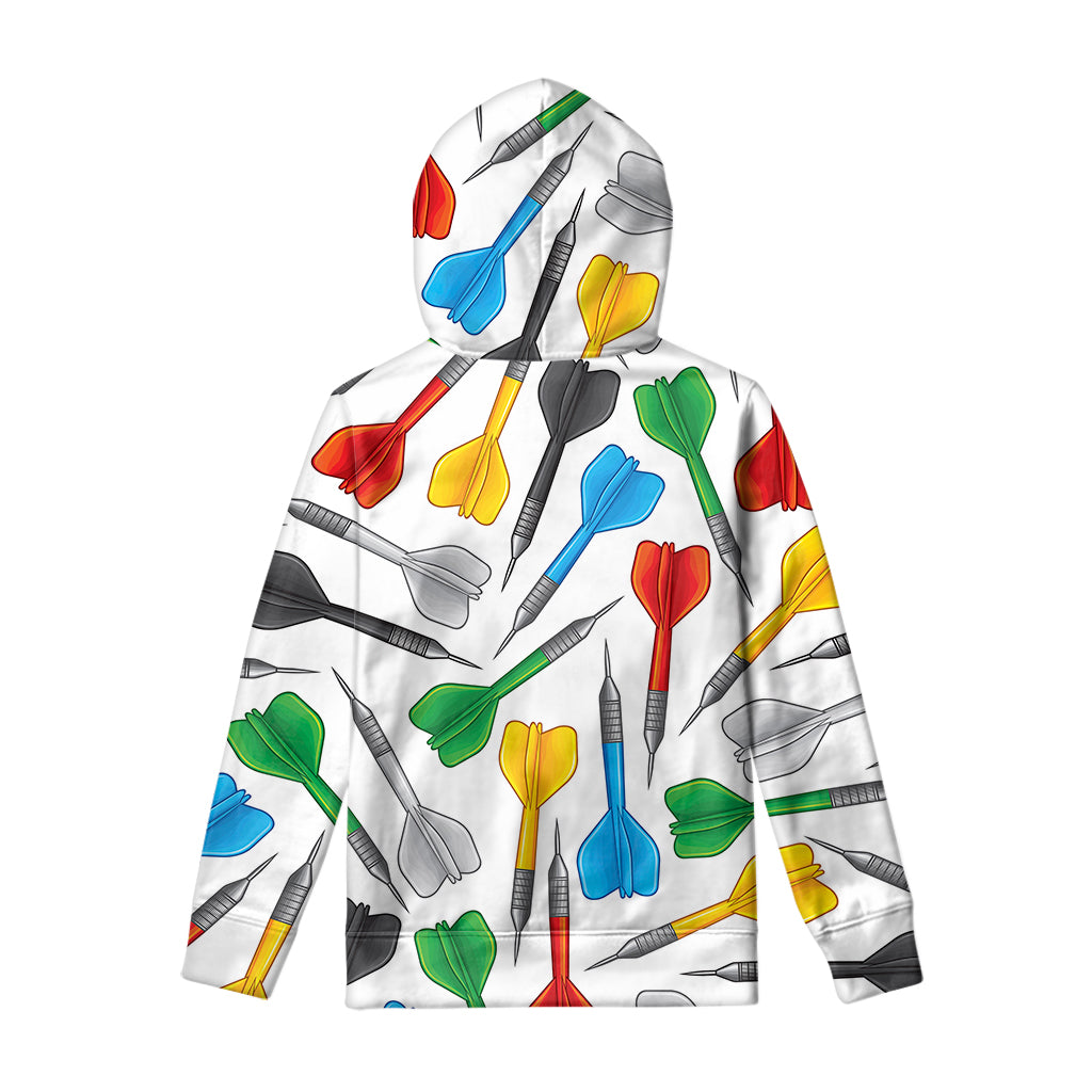 Colorful Darts Pattern Print Pullover Hoodie