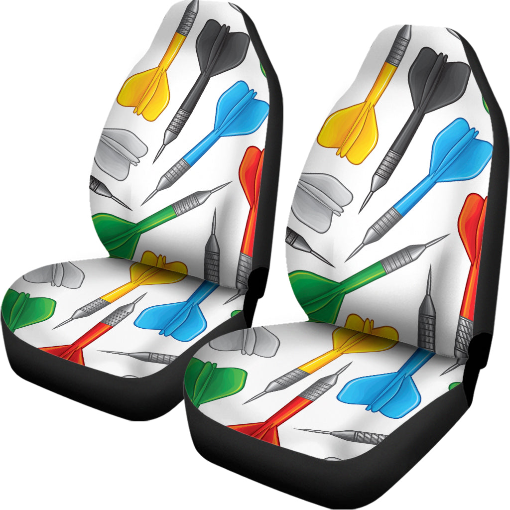 Colorful Darts Pattern Print Universal Fit Car Seat Covers