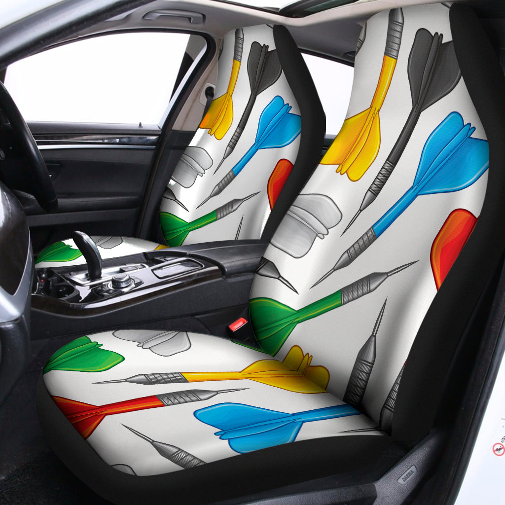 Colorful Darts Pattern Print Universal Fit Car Seat Covers