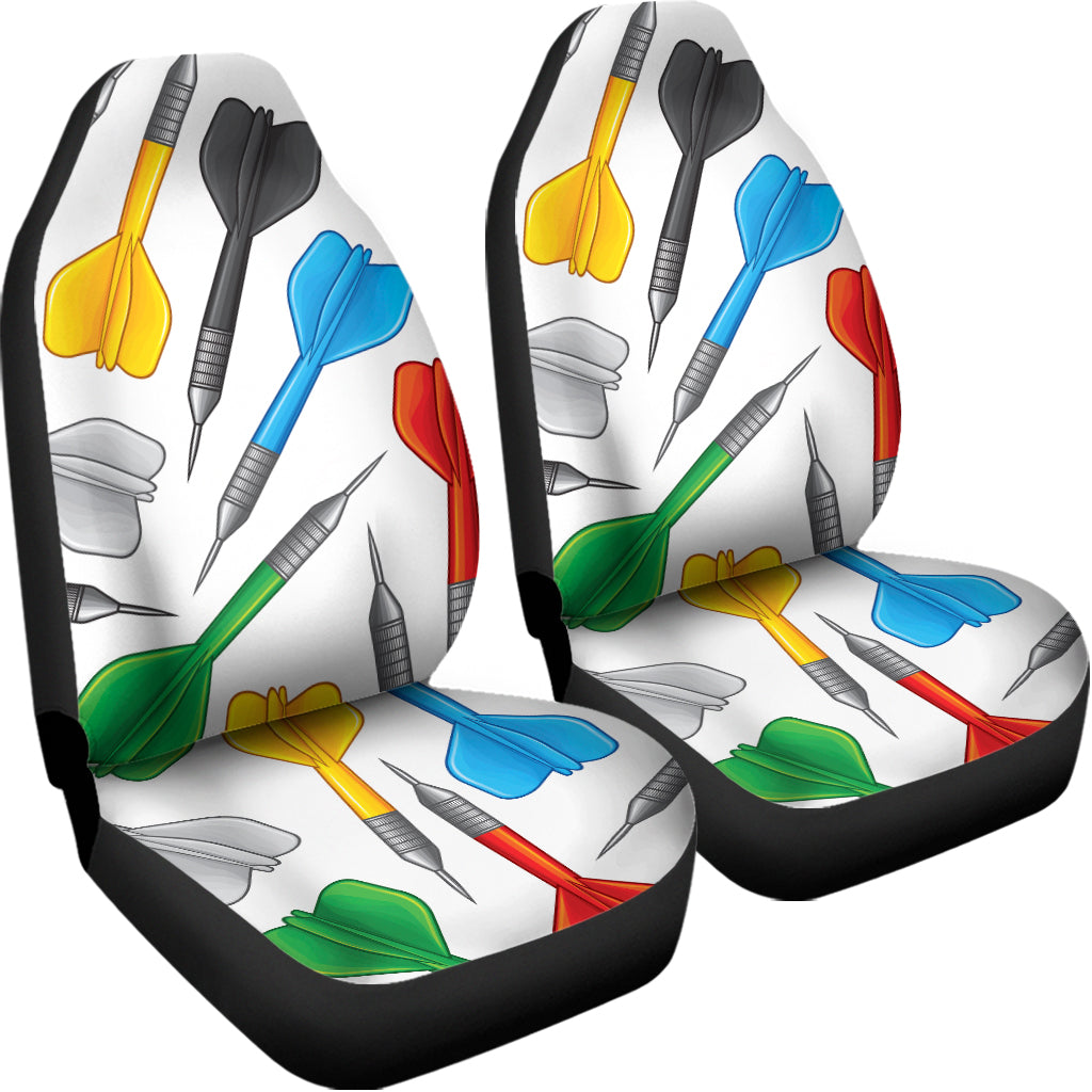 Colorful Darts Pattern Print Universal Fit Car Seat Covers