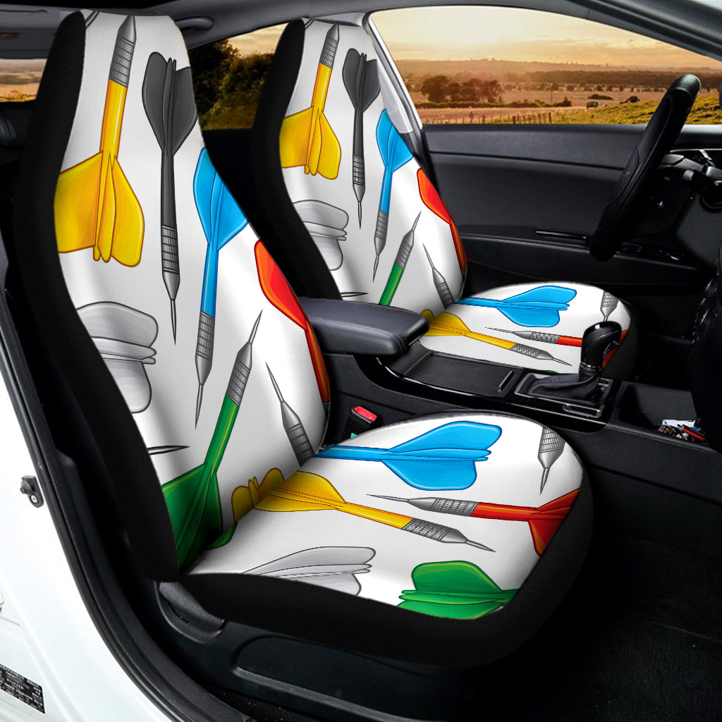 Colorful Darts Pattern Print Universal Fit Car Seat Covers