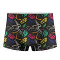 Colorful Dinosaur Fossil Pattern Print Men's Boxer Briefs