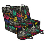 Colorful Dinosaur Fossil Pattern Print Pet Car Back Seat Cover