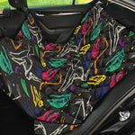 Colorful Dinosaur Fossil Pattern Print Pet Car Back Seat Cover