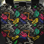 Colorful Dinosaur Fossil Pattern Print Pet Car Back Seat Cover