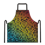 Colorful Disco Lights Pattern Print Apron