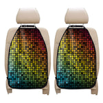 Colorful Disco Lights Pattern Print Car Seat Organizers