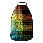 Colorful Disco Lights Pattern Print Car Seat Organizers