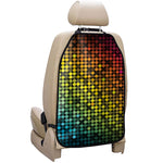 Colorful Disco Lights Pattern Print Car Seat Organizers