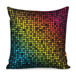 Colorful Disco Lights Pattern Print Pillow Cover