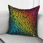 Colorful Disco Lights Pattern Print Pillow Cover