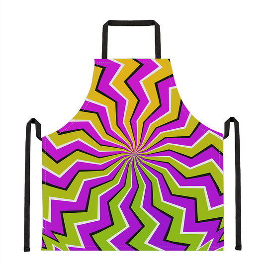 Colorful Dizzy Moving Optical Illusion Apron