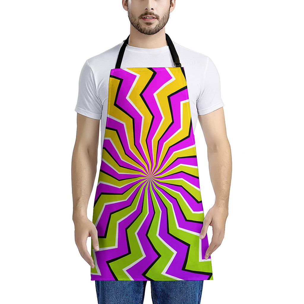 Colorful Dizzy Moving Optical Illusion Apron