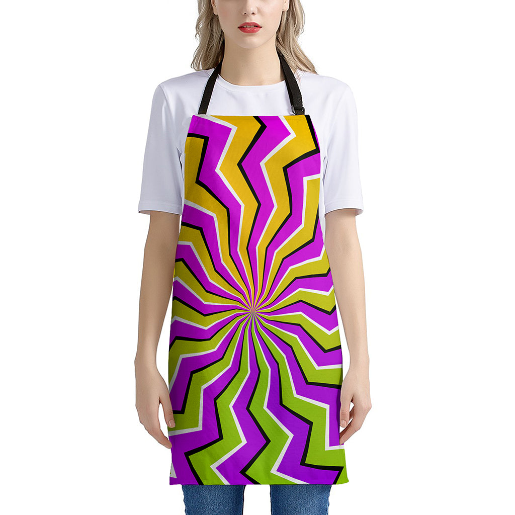 Colorful Dizzy Moving Optical Illusion Apron