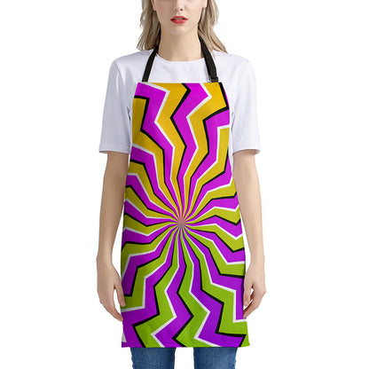 Colorful Dizzy Moving Optical Illusion Apron