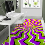Colorful Dizzy Moving Optical Illusion Area Rug GearFrost