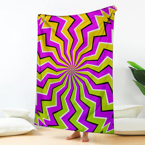 Colorful Dizzy Moving Optical Illusion Blanket
