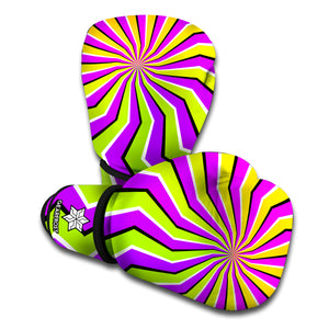 Colorful Dizzy Moving Optical Illusion Boxing Gloves