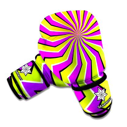 Colorful Dizzy Moving Optical Illusion Boxing Gloves