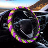 Colorful Dizzy Moving Optical Illusion Car Steering Wheel Cover