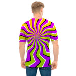 Colorful Dizzy Moving Optical Illusion Men's T-Shirt