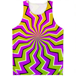 Colorful Dizzy Moving Optical Illusion Men's Tank Top