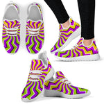 Colorful Dizzy Moving Optical Illusion Mesh Knit Shoes GearFrost