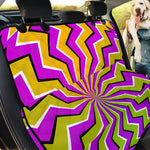 Colorful Dizzy Moving Optical Illusion Pet Car Back Seat Cover
