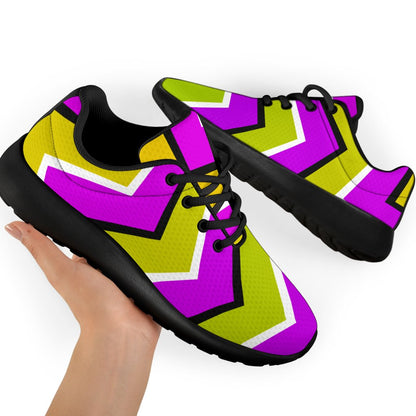 Colorful Dizzy Moving Optical Illusion Sport Shoes GearFrost