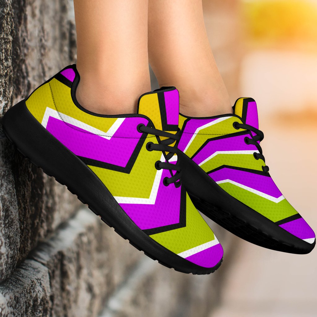 Colorful Dizzy Moving Optical Illusion Sport Shoes GearFrost