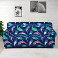 Colorful Dolphin Pattern Print Sofa Cover