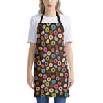 Colorful Donut Pattern Print Apron