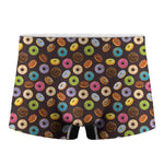 Colorful Donut Pattern Print Men's Boxer Briefs